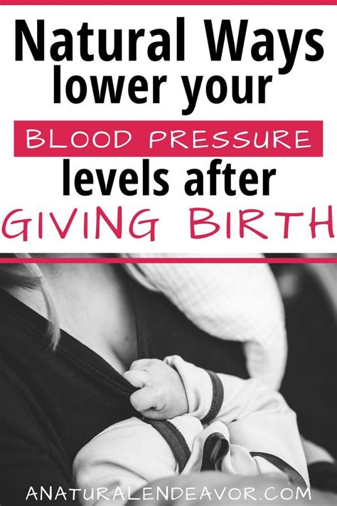 How To Lower Blood Pressure Postpartum? Natural Remedies
