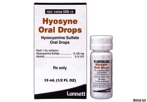 Hyoscyamine For Anxiety