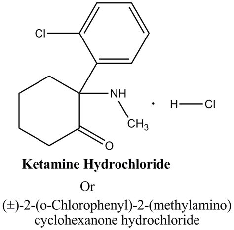 Ketamine Hydrochloride Chemical Structure Mechanism Of Action Ketamine Hydrochloride Chemical Structure Mechanism Of Action