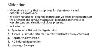 Midodrine: Boosts Blood Pressure Instantly