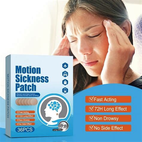 Motion Sickness Patch 24 Pack Works To Relieve Vomiting Nausea Motion Sickness Patch 24 Pack Works To Relieve Vomiting Nausea