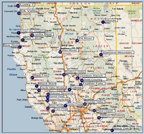 Northern California Map