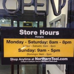 Northern Tool Hours