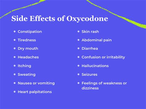 Oxycodone 5 Mg Side Effects