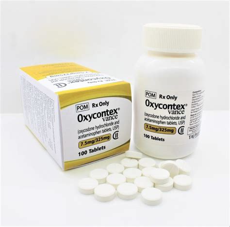 Oxycodone 7.5325 Mg: Tratamiento Efectivo Para El Dolor Moderado