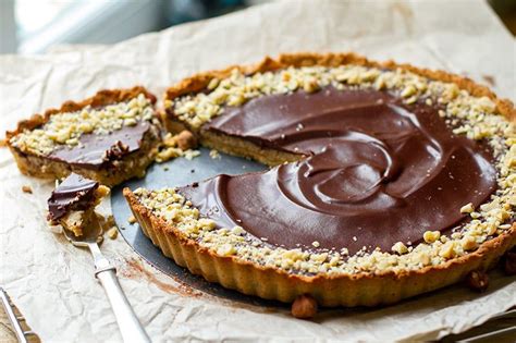 Paleo Chocolate Tart With Hazelnuts Salted Caramel Irena Macri Paleo Chocolate Tart With Hazelnuts Salted Caramel Irena Macri