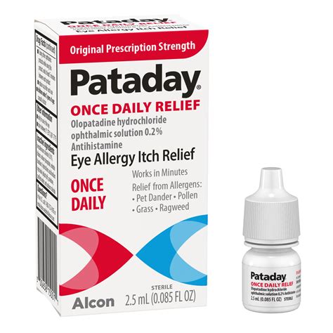 Pataday Once Daily Eye Allergy Itch Relief Eye Drops 2 5 Ml Walmart Com