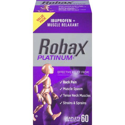 Robax Platinum Pain Reliever Muscle Relaxant 500Mg Methocarbamol Robax Platinum Pain Reliever Muscle Relaxant 500Mg Methocarbamol