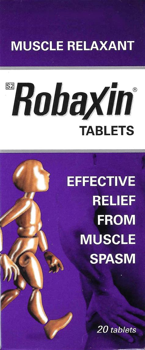 Robaxin Methocarbanol 500Mg 20Tabs Rx Direct Meds
