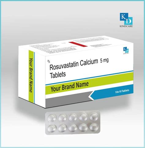 Rosuvastatin Calcium 5 Mg Tablets At 65 Box Paniyala Road Roorkee