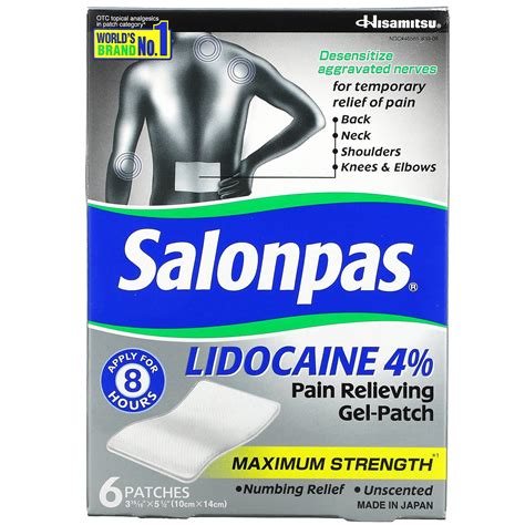 Salonpas Lidocaine Patches