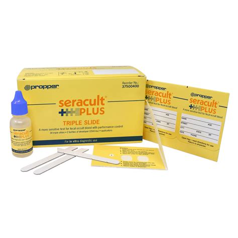 Seracult Fecal Occult Blood Test Triple Slides Seracult Fecal Occult Blood Test Triple Slides