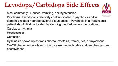 Side Effects Of Carbidopa Levodopa