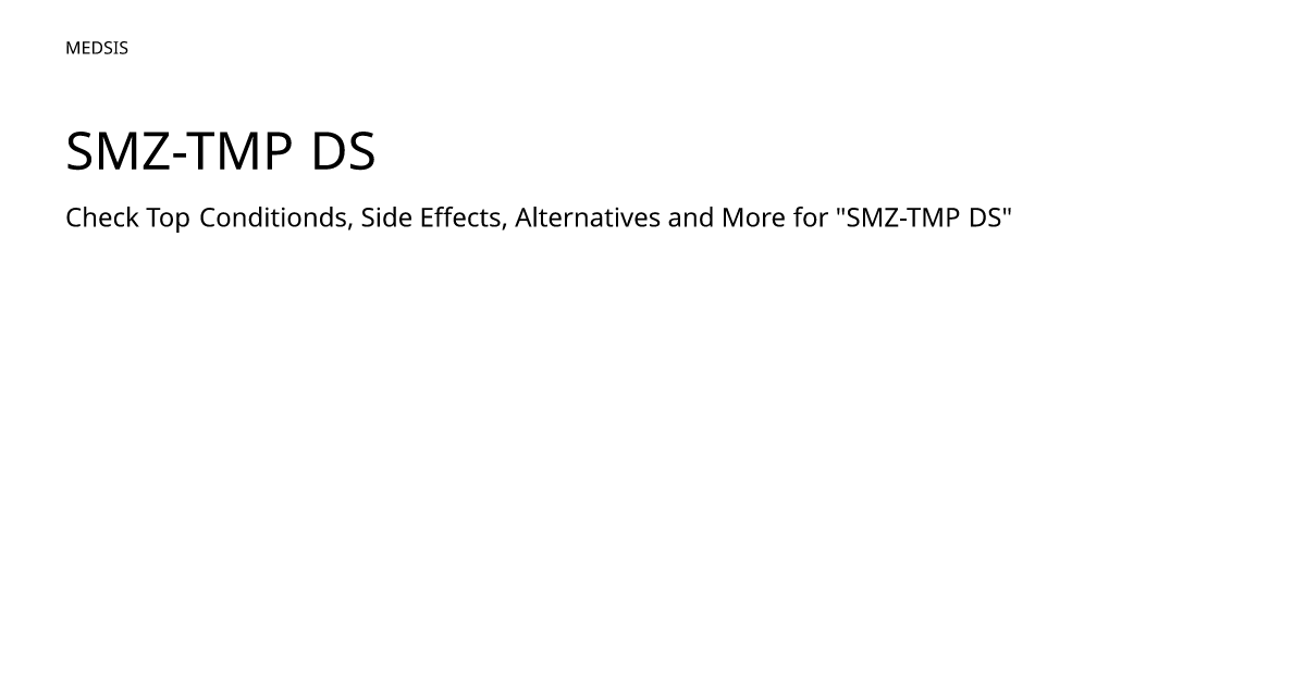 Smz Tmp Drug
