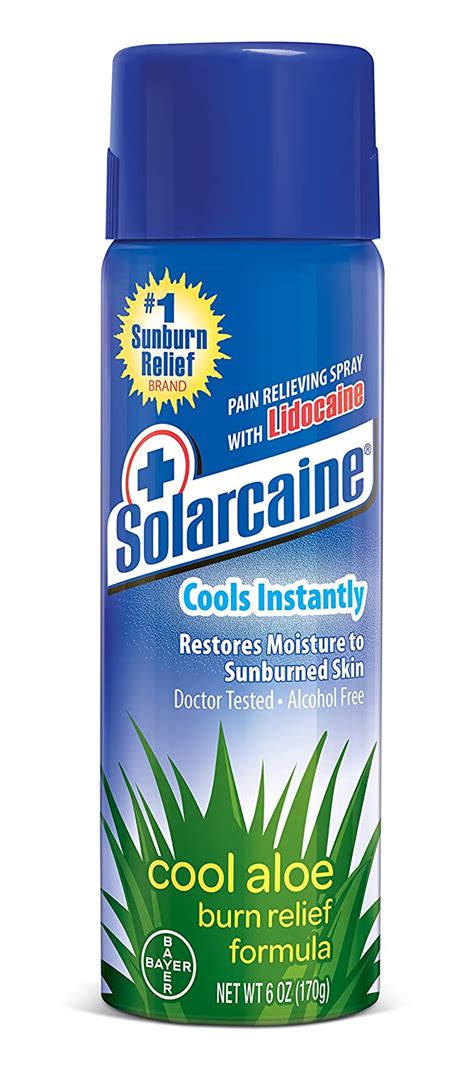 Solarcaine Aero Spray With Aloe Lidocaine Product Image Pharmaserve Solarcaine Aero Spray With Aloe Lidocaine Product Image Pharmaserve