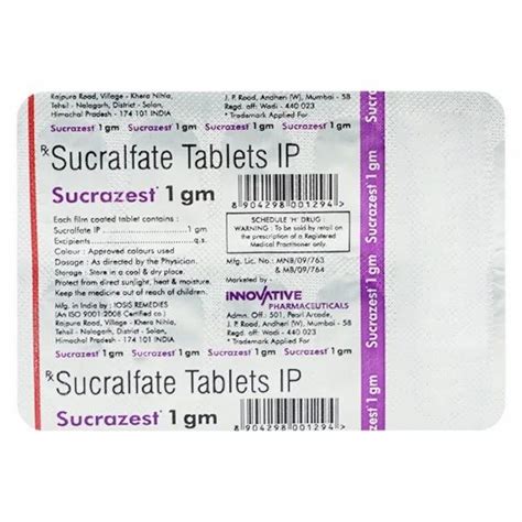 Sucralfate 1 Mg