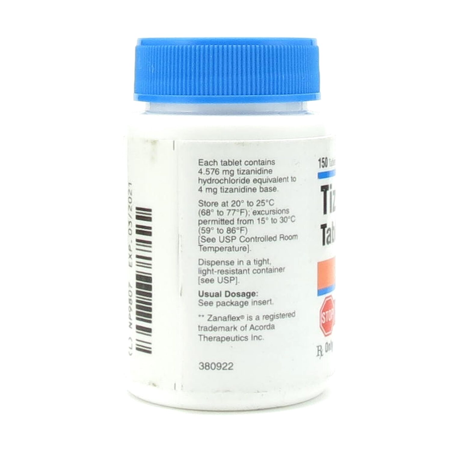 Tizanidine 4Mg Tablets
