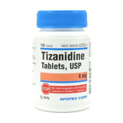 Tizanidine Hcl 4 Mg
