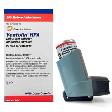 Ventolin Hfa Evohaler Albuterol Sulfate Inhalation Aerosol Ventolin Hfa Evohaler Albuterol Sulfate Inhalation Aerosol