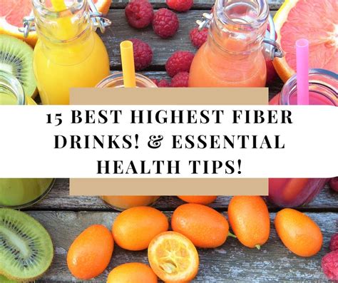 What Are High Fiber Drinks? Boost Digestion