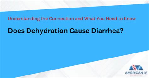 When Does Dehydration Lead To Diarrhea? Solutions