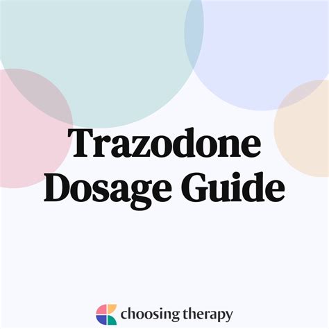 When To Take Trazodone 100 Mg? Effective Dosage Guide