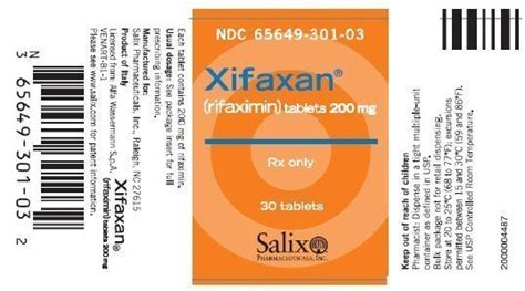 Xifaxan Fda Prescribing Information Side Effects And Uses