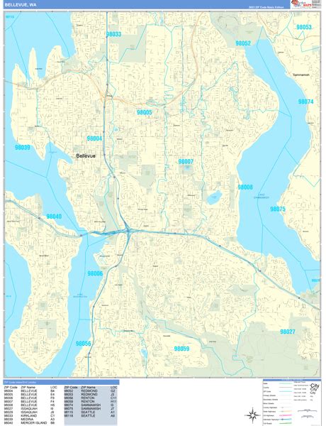 Zip Code For Bellevue Washington