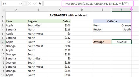 Best Practices for Using Averageifs