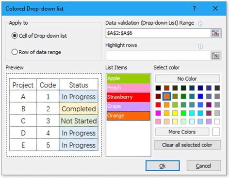Benefits of Drop-Down Lists in Excel