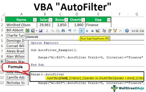 Excel VBA Autofilter Error
