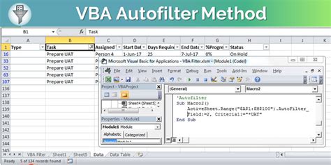 Excel VBA Autofilter Field