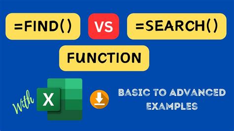 Description of FIND vs SEARCH