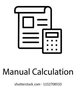 Manual Calculation for Small Data Sets