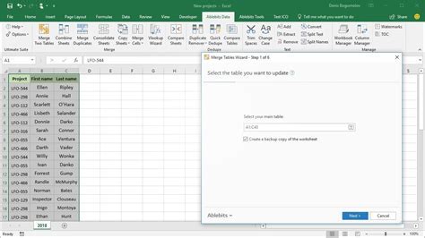 Methods for Combining Excel Worksheets