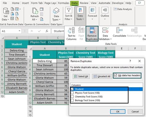 Removing Duplicates from Multiple Columns