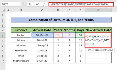 Adding or Subtracting Dates