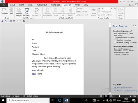 Applications of Mail Merge to PDF