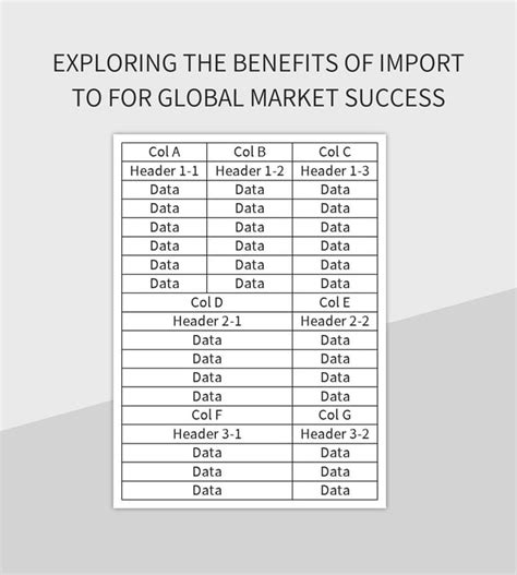 Benefits of Importing Sheets from Other Workbooks