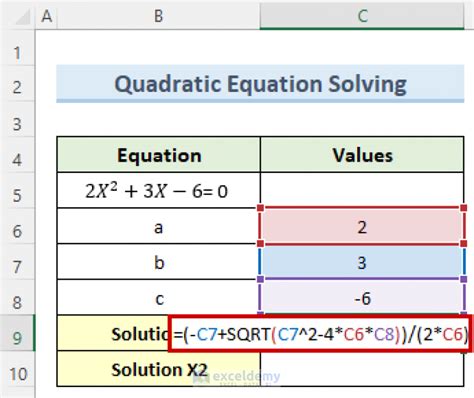 Best Practices for Solving Equations in Excel