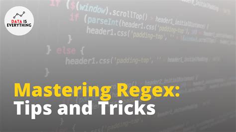 Best Practices for Using Regex