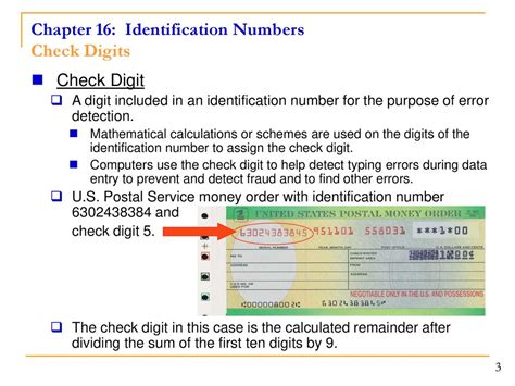 Check digit disadvantages