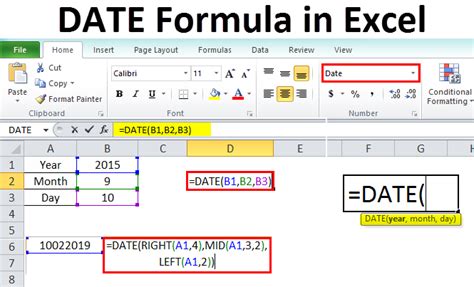 Date-Related Formulas