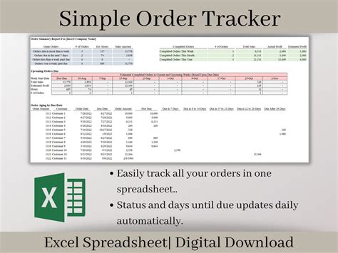 Excel Auto ID Order Tracking