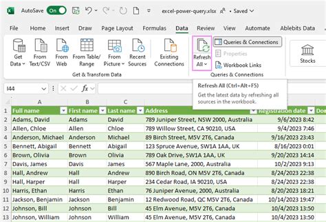 Excel Auto ID Power Query