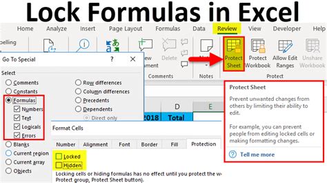 Excel Locking Values