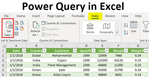 Excel Power Query for Data Transformation