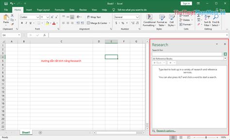 Solution 10 for Excel research tab issue
