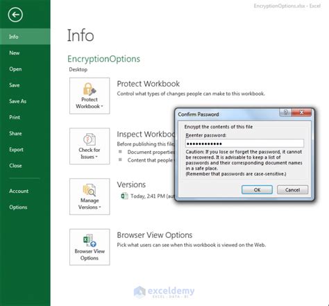 Excel Security Protection