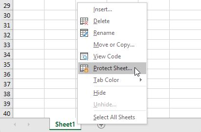Excel Sheet Protection Best Practices